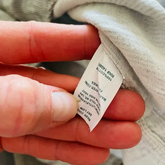 Marine Layer Grey Stripe Half Button Top - Picture 6 of 9